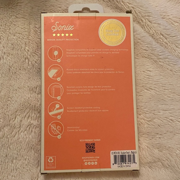 Sonix Protective Rainbow Hearts Case for Apple iPhone 14 Pro Case MagSafe NWT - Picture 5 of 5